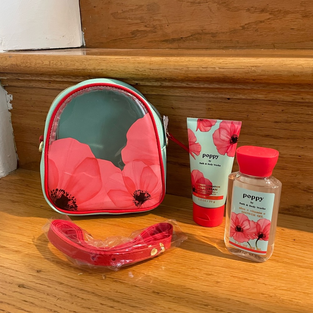 Poppy Bath and Body Works Collection